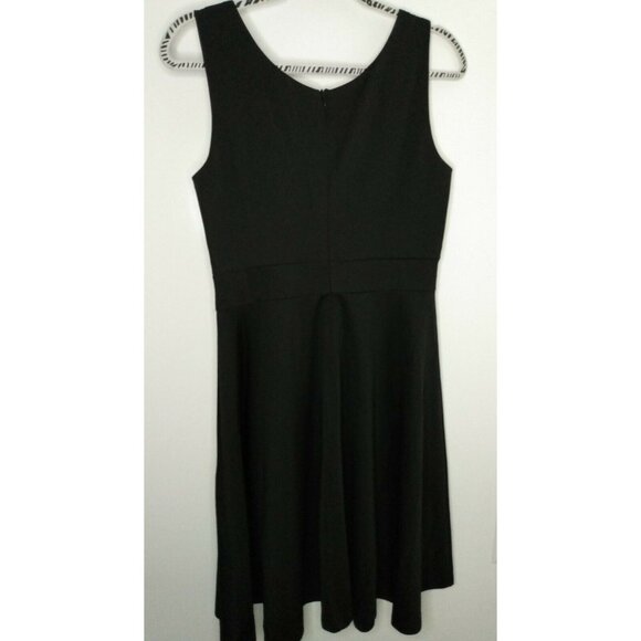 GRACE KARIN Womens Sz L Black Sleeveless Wrap V Neck A-line Cocktail Party Dress - Picture 2 of 4